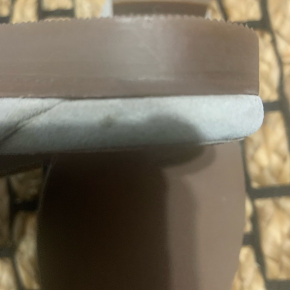 Seychelles Women’s Between Us Suede Sand/Gray Mule Loafers Size 7.5/Mules - Picture 6 of 10